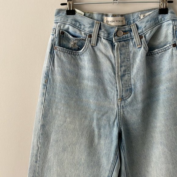 Aritzia Denim Forum Farrah High Rise Wide Leg 26L 26 - Picture 6 of 8